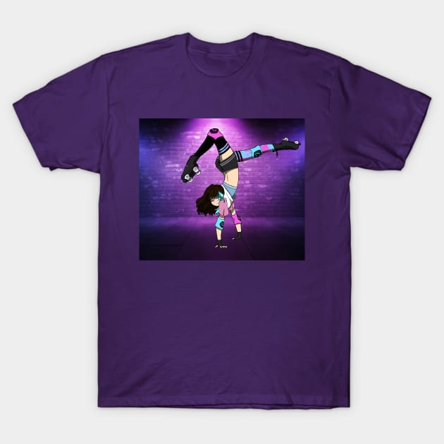 Rollergirl T-Shirt by StephaniePerryArt